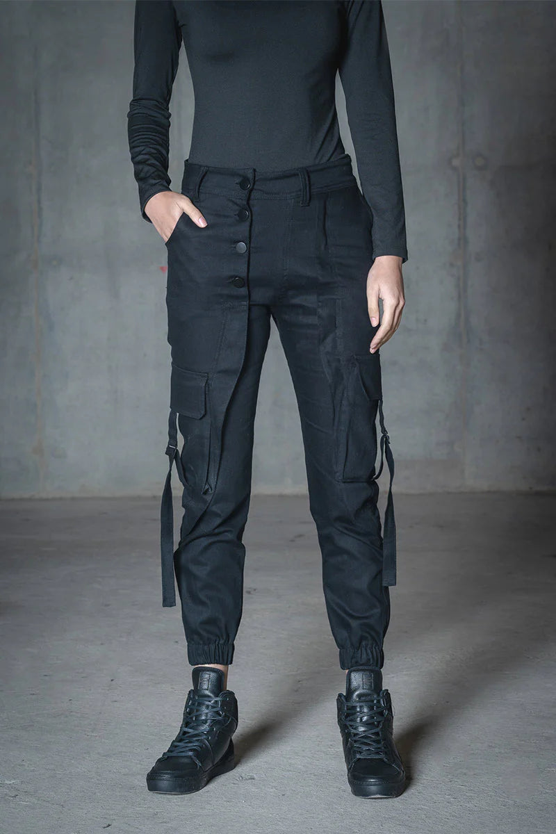 Straps Cargo Pants