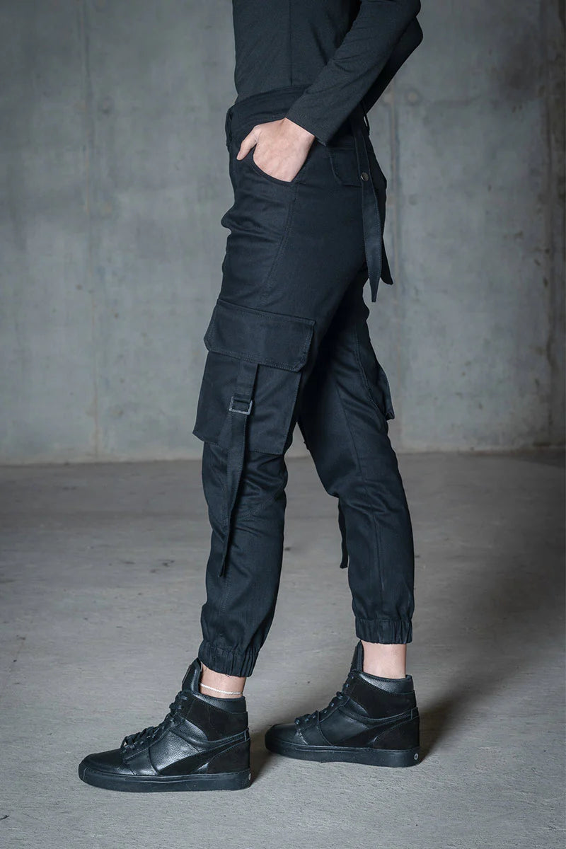 Straps Cargo Pants