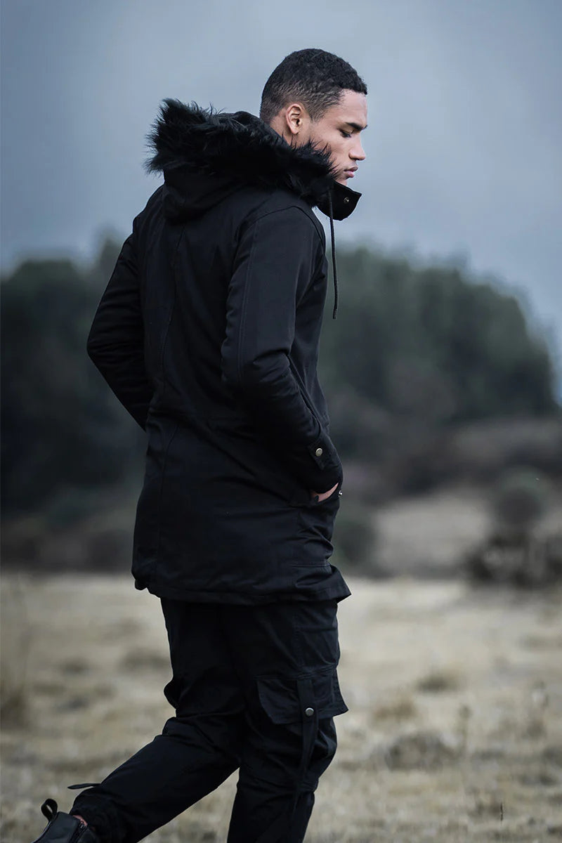 Basic parka black