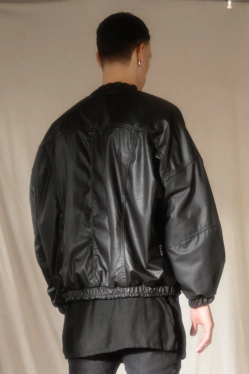 Leather Bomber