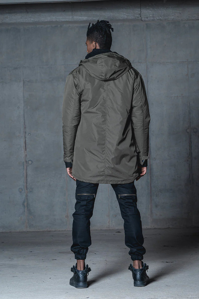 Reins Anti-Fluid Parka – Green